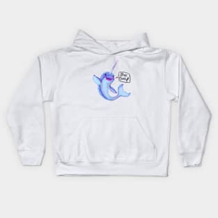 Narwhal  - Bye Buddy Kids Hoodie